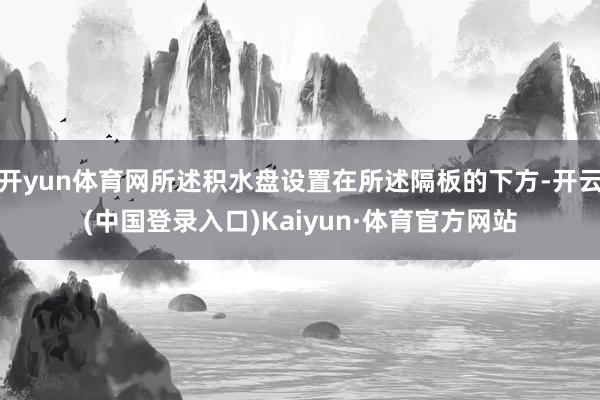 开yun体育网所述积水盘设置在所述隔板的下方-开云(中国登录入口)Kaiyun·体育官方网站